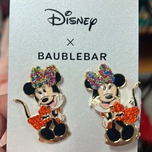 Disney x Baublebar Mini-Mouse cute earrings